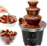 Chocolate Fondue Fountain,Plastic Melt Dipping Machine Warmer.1.2...