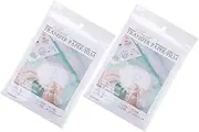 COOPHYA DIY Water-Soluble Embroidery Transfer Paper Set 8 Pack for Stabilizer Backing Wash-Away Support for Canvas T-Shirts