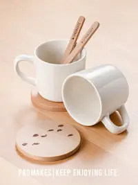 在飛比找樂天市場購物網優惠-櫻花季白色馬克杯陶瓷杯碟套裝女士日式茶杯咖啡杯桌面杯 陶瓷杯