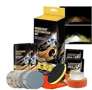 Headlight Repair Kit, Auto Headlight Repair Kit, Comprehensive Headlight Repair and Repair Kit, Safe Headlight Lens Repair Headlight Polish Repair Tool for Car Motorcycle