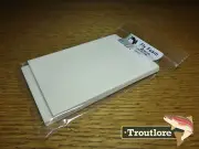 6MM THICK FLY TYING FOAM WHITE 2-PACK - NEW TERRESTRIAL FLY TYING MATERIALS