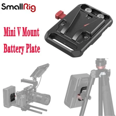 SmallRig Mini V Mount Battery Plate V-Lock Mount W/ 1/4-20" Thread For Batteries