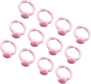 Totority 100pcs Pink Ring Holder Ring Base Adjustable Ring Holder