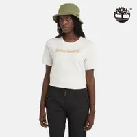 在飛比找Timberland®官方線上旗艦店優惠-Timberland 女款復古白 Logo 短袖休閒T恤|A