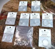 LARGE LOT Sterling Silver By The Jewelry Shoppe N.O.S. Wire Lobster Claws Ring