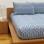 Jason Commercial King Bed Linx Quilt Cover Set 240x210cm Denim