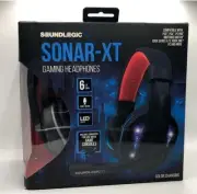 SoundLogic XT Sonar-XT Gaming Headphones ~ Built In Mic ~ Colour Changing LEDs