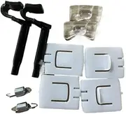 car part 1set=10pcs For VW 2000 Auto Parts Front Seat Rails Sliding Block Slider Latch Pin Extension Spring Repair Kit