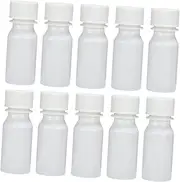 CATIEBYE 30pcs Pet Storage Bottles Empty Reagent Bottles Seal Random Color for Laboratories Easy to Refill Leakproof Design Random Color