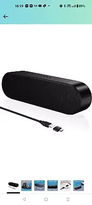Dual 5W Single USB Computer, PC Speakers for Desktop, Laptop Speakers with...