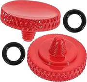 BELLIFFY 2Pcs Concave Surface Shutter Release Button for Camera High End Easy Installation Compatible with Multiple Brands Enhanced Grip for Precision Control