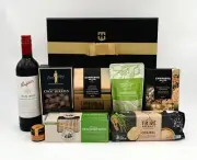 Gourmet Gift Hamper with Chocolates & Penfolds 389 Cabernet