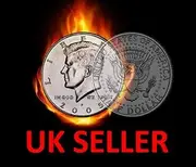 Magic Half Dollar Split Coin/US 50 Cent Split Coin Magic Trick