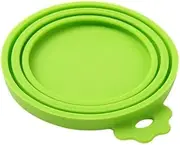 Stritra 2 PCS Pet Food Can Cover Lid Dog Cat Pet Tin Silicone Reusable Storage Cap NEW