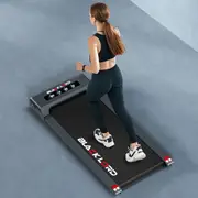 BLACK LORD Treadmill Electric Walking Pad Under Desk Home Gym 400mm Grey