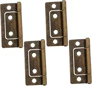 DRESSOOS 4pcs Heavy Duty Rv Door Hinges Kit Durable Camper Cabinet Hinges for Interior Wood Doors Easy Install Replacement Hardware for Trailers Furniture