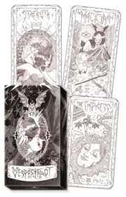 VESPER TAROT Deck Card Set Dark Goth Gothic dark oracle cards magic magick witch