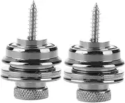 JOINPAYA 2pcs Metal Guitar Strap Locks Strap Nails for Guitar Belt Buckles Lock for
