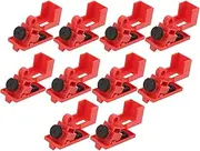 Circuit Breaker Lockout Device - Clamp on Power Switch Lock - Engineering Plastic - Less Than 16.5mm Handle, 10PCS