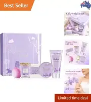 Bath Spa Gifts for Women - Gift Set for Women, 5 Pcs Bath Set with Orchid Sce...