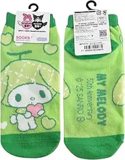 スモール・プラネット(Small Planet) Sanrio My Melody Character Socks Girly Pop Heart Green