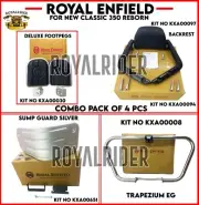 Royal Enfield - COMBO PACK OF 4 PCS, Silver For New Classic 350 REBORN (for: Royal Enfield)
