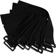 ERINGOGO 10Pcs Elastic Bundling Belts Lashing Straps for Outdoor Games Easy to Use Tie Down Belts for Carnival Races and Training Activities Wide Long