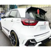 Carbon Fiber For HONDA FIT 4th GR Jazz Hatchback Rear MT Look Trunk Spoiler