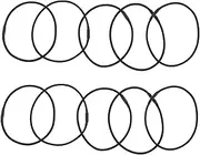 VALICLUD 10pcs Shock Mount Mic Holder Rubber Bands for Condenser Microphone Stand Easy Installation Shockproof Design for Enhanced Audio Quality
