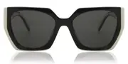 Prada PR 15WSF Asian Fit 09Q5S0 Men's Sunglasses Black Size 55