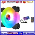 COOLMOON 120mm RGB Cooling Fan Desktop Case Gorgeous Chassis Radiator Cooler AU