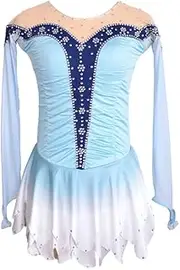 [JRUIA] Classic Figure Skating Dresses Girls Ice Skating Skating Competition Dance Costume Rhythmic Gymnastics Leotards