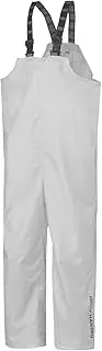 Helly Hansen Work Wear Men's Processing Waterproof Big and Tall Bib, White, 4X-Large