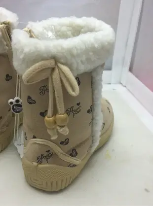 零碼外貿童雪靴外銷歐美保暖童靴內刷毛