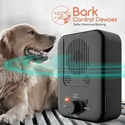 Ultrasonic Dog Bark Deterrent Anti Barking Device Adjustable Sensitivity and Frequency Levels Sonic Bark Contral Device 33 Ft Range Rechargeable Dog Bark Contr