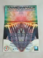 TAME IMPALA - Australia 2010 INNERSPEAKER Tour - Laminated Tour Poster - PERTH!