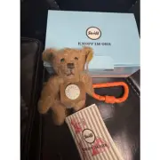 porter x steiff teddy bear keychain stuffed toy