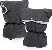 ABOOFAN Stroller Hand Mittens Snap Closure Baby Cart Gloves Fleece-Lined for Warmth Universal for Carts