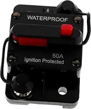 Beatifufu Multi-function Boat Car Rv Circuit Breaker Auto-reset Breaker Switch Trolling Motor Protection for Boat Audio System