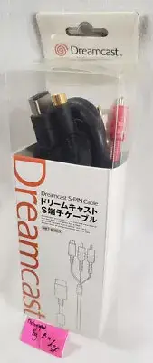 Official SEGA Dreamcast Stereo S-Video Cable NEW av HKT800 HKT-8000 SVIDEO