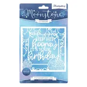 Hunkydory Moonstone Die It's Your Birthday Card