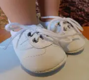 White Tennis Shoes - that fit 18" Dolls Such As American Girl - #1858