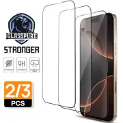3x Tempered Glass Screen Protector F iPhone 16 16e 15 14 13 12 11 Pro Max Xr Xs