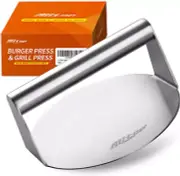 Smash Burger Press -Grill Essential,Stainless Steel Non-Stick Smasher Hamburger