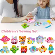 Toy Sewing Kit Practical Doll Sewing Kit Handcraft Sewing Fun for Beginner Tj