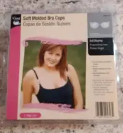 Dritz Soft Molded Bra Cups Fits C/D Swimwear Formal Wear Machine Washable
