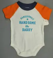 Baby Boy New! Carter's 3 Month Dangerously Handsome Like Daddy Bodysuit
