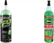 Slime 10193 Tire and Tube Sealant Puncture Repair Sealant, 2-in-1, 16oz Bottle