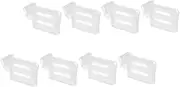 [COHEALI] 8Pcs Refrigerator Dividers Organizers for Efficient Storage Transparent Fridge Separators for Condiments and Items Durable Household Partition