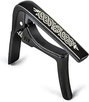 JIM DUNLOP Trigger Fly Capo Celtic Knot Edition Curved-Black (63CBKC)